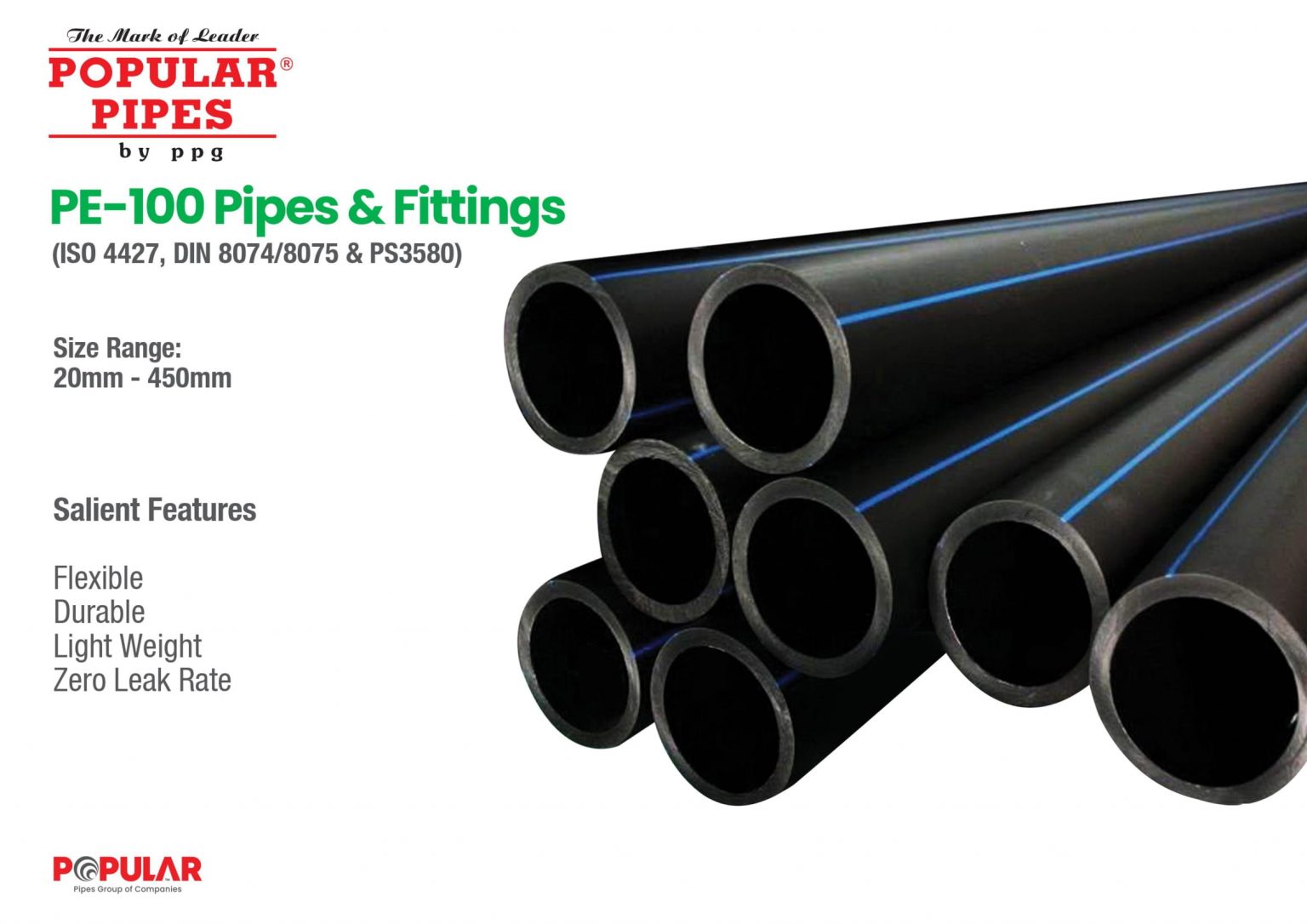 Popular HDPE Pipes Brochure - Popular Pipes Group Of Companies